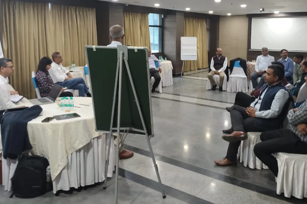 Colleagues at a training workshop