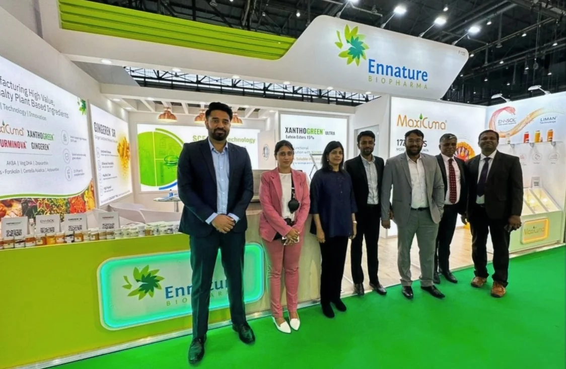 The Ennature Biopharma team at VitaFoods Europe 2023 in Geneva
